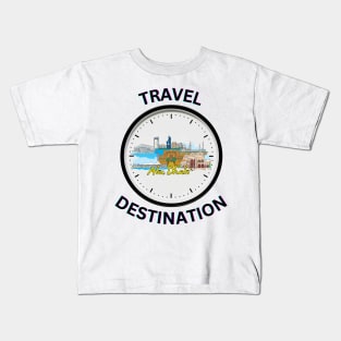 Travel to Abu Dhabi Kids T-Shirt